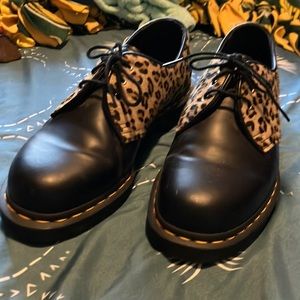 Doc Marten Oxford cheetah print